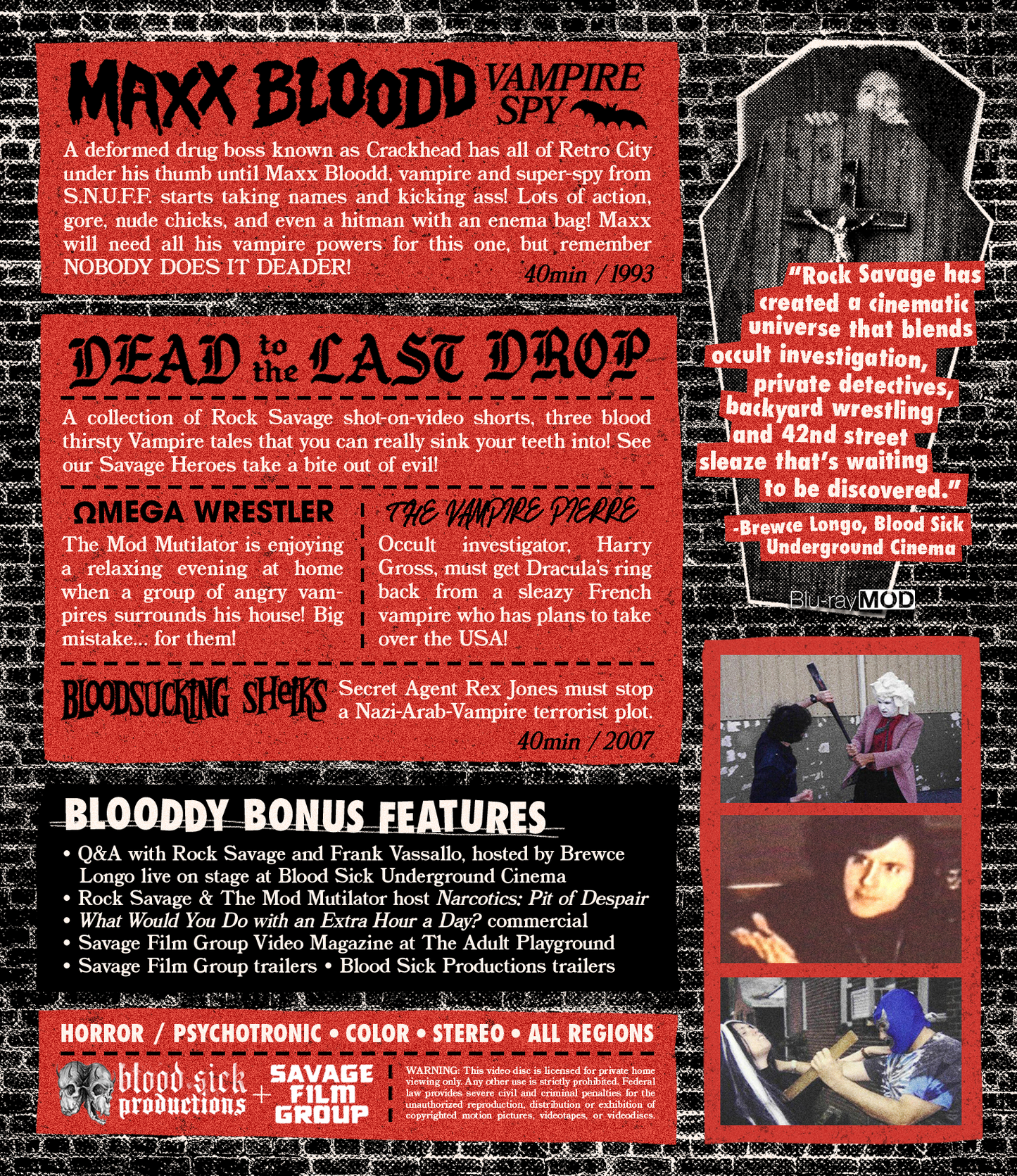Maxx Bloodd: Vampire Spy (The Rock Savage Collection Volume 1)