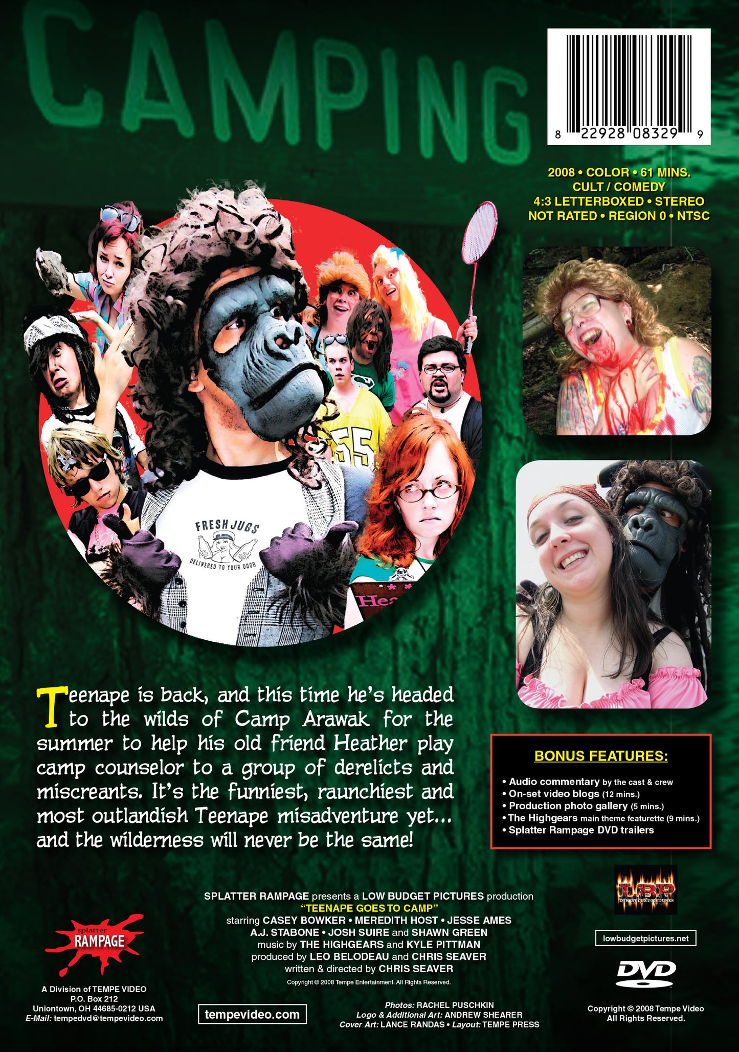 Teenape Goes to Camp