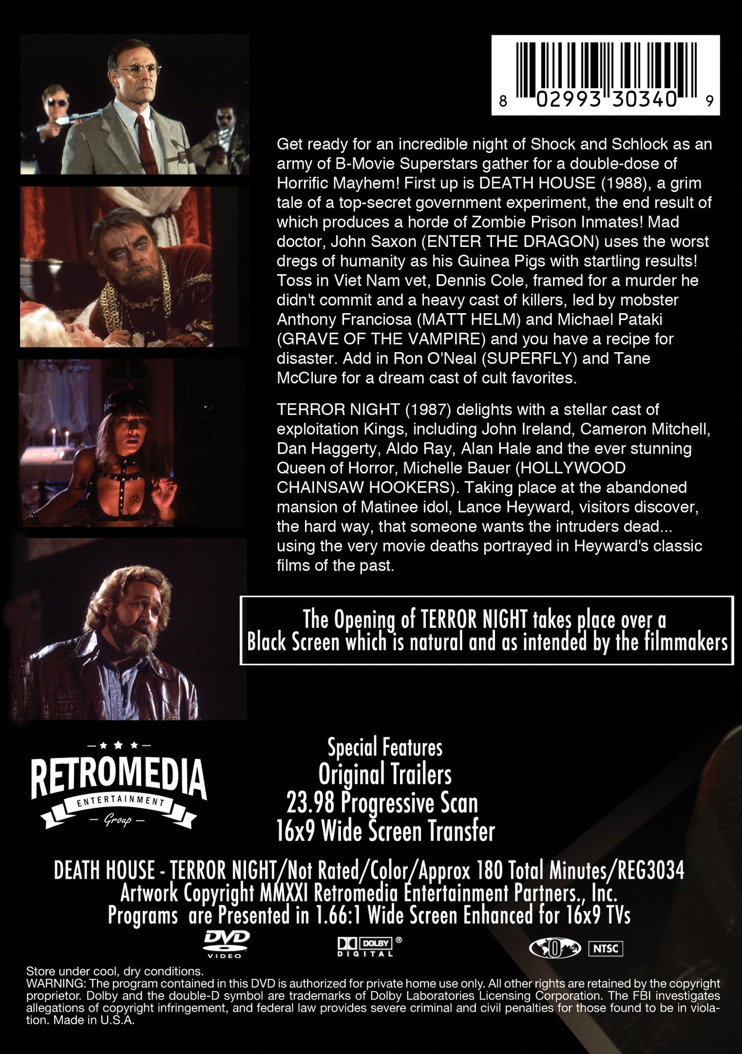 Death House & Terror Night (Double Feature)