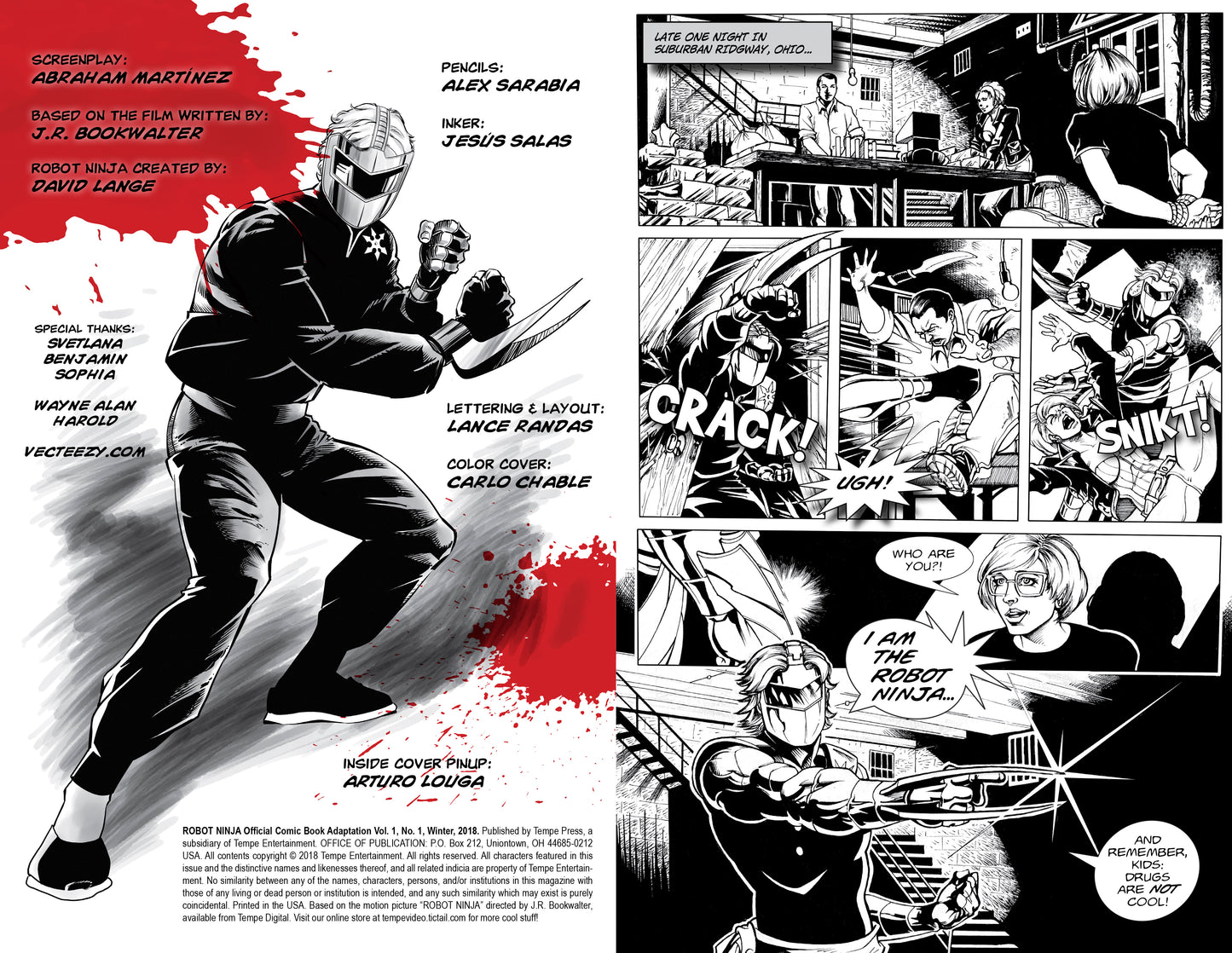 Robot Ninja (Official Comic Book Adaptation)